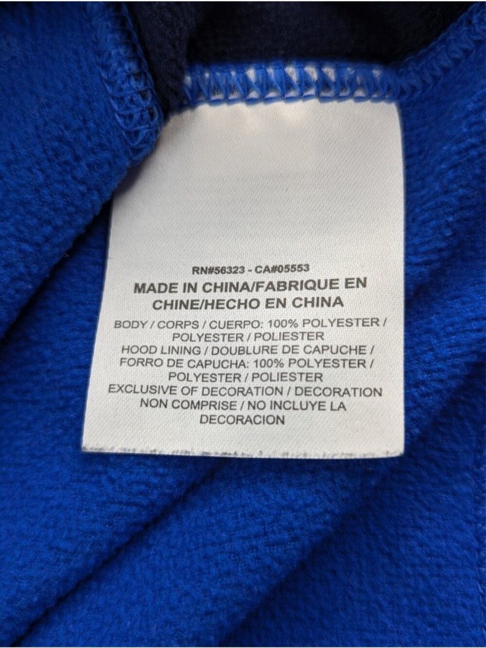 Nike Dri Fit Hoodie Youth Medium Blue Black Magenta Pullover Hooded Sweatshirt - Picture 8 of 10